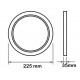 Downlight panel Redondo LED Superficie Negro 20W